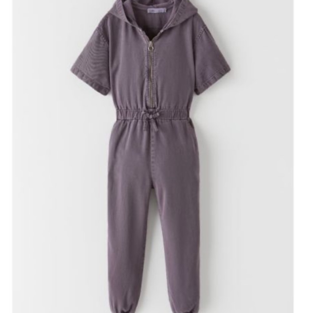 Size 6 Zara purple hooded jumper